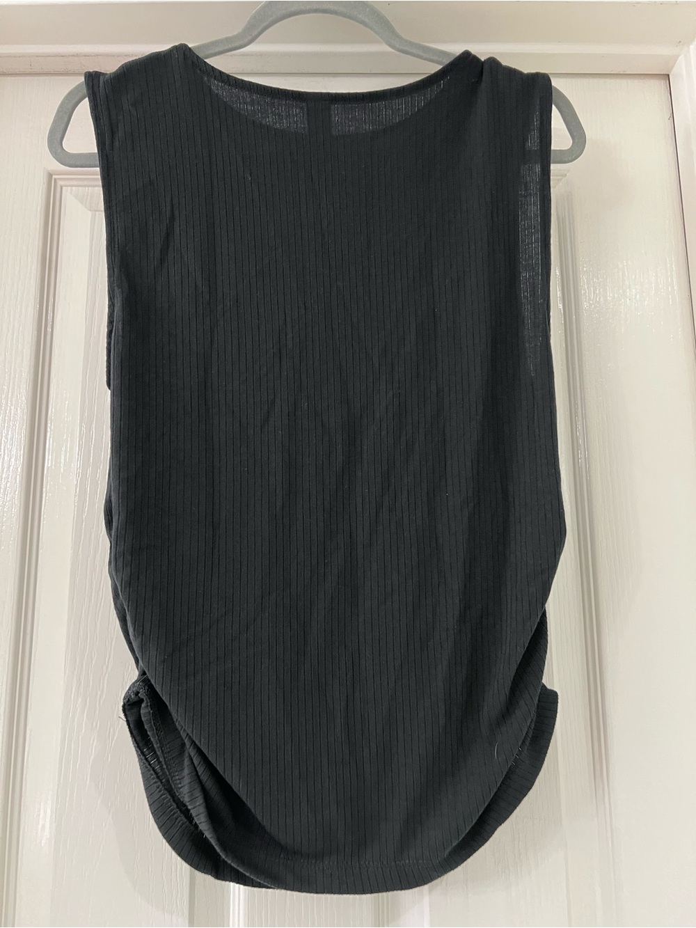 Old Navy Black Ribbed Sleeveless Tank Top